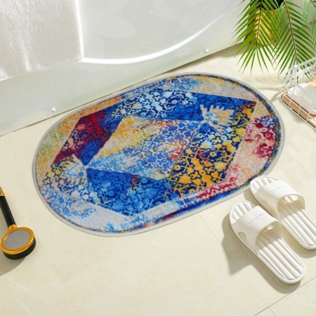 High-end light luxury faux cashmere bathroom floor mat, water-absorbing and anti-slip carpet, room door, living room and study door floor mat, anti-slip mat High-end light luxury faux cashmere bathroom floor mat, water-absorbing and anti-slip carpet, room door, living room and study door floor mat, anti-slip mat